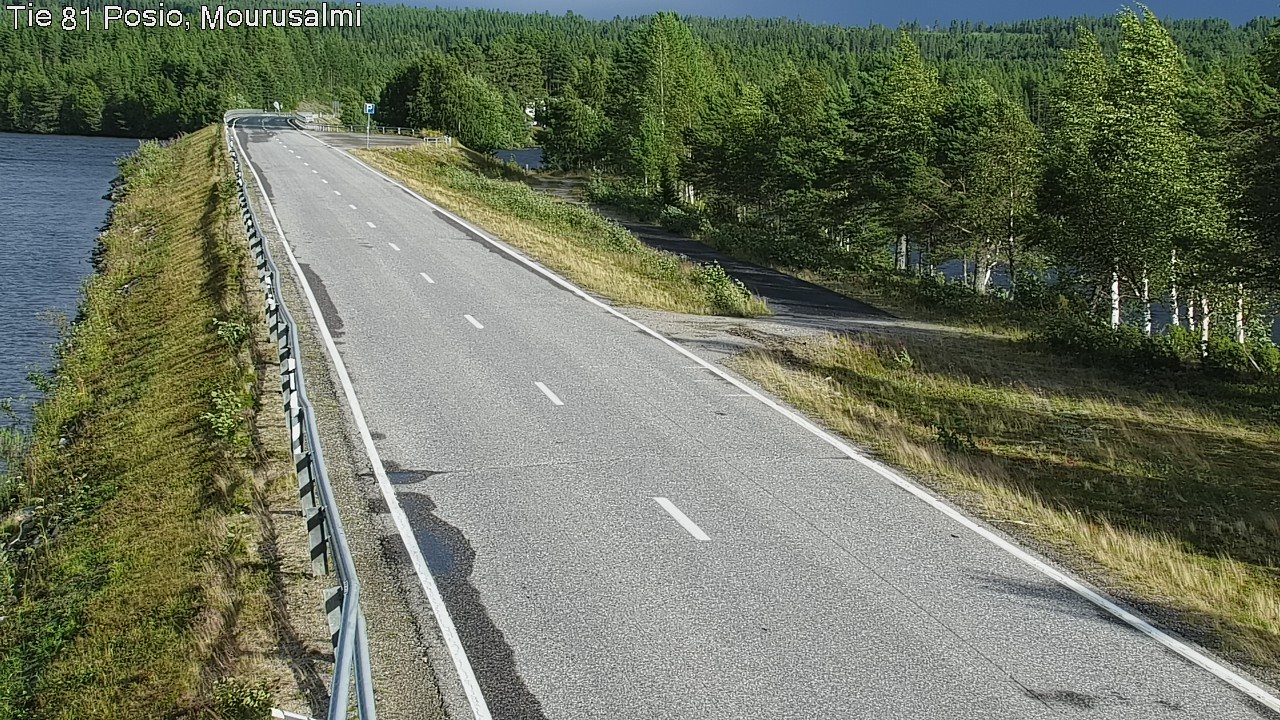 Kelikamerat Kuva Tie 81 Posio, Mourusalmi, Posio, Lappi