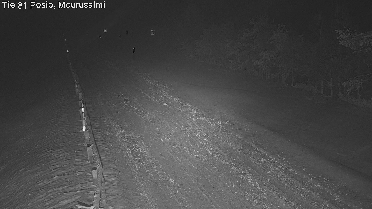 Weather Camera Image Väg 81 Posio, Mourusalmi, Posio, Lappi
