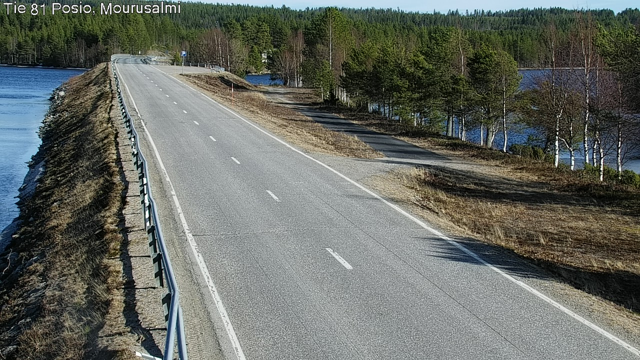 Kelikamerat Kuva Tie 81 Posio, Mourusalmi, Posio, Lappi