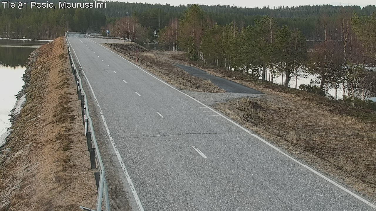 Weather Camera Image Road 81 Posio, Mourusalmi, Posio, Lappi
