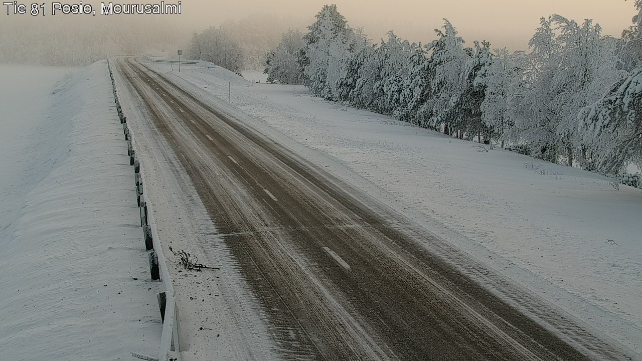 Weather Camera Image Road 81 Posio, Mourusalmi, Posio, Lappi