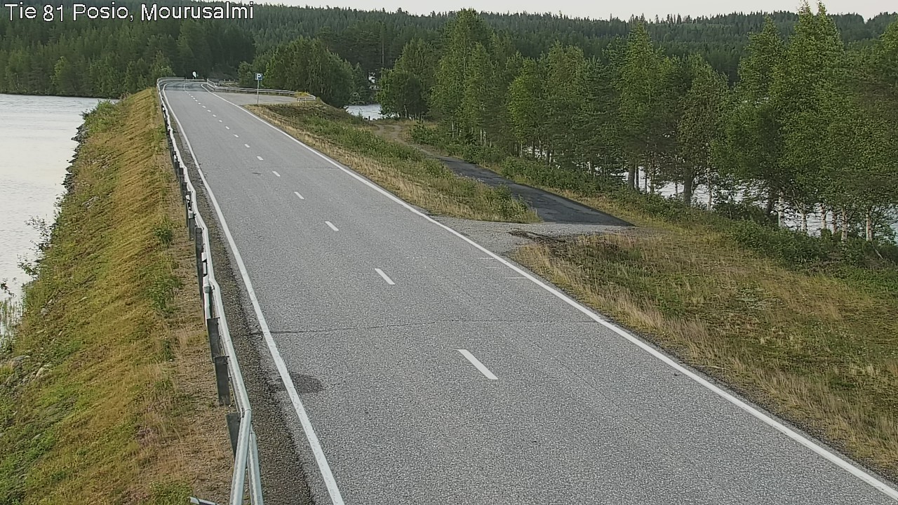 Kelikamerat Kuva Tie 81 Posio, Mourusalmi, Posio, Lappi