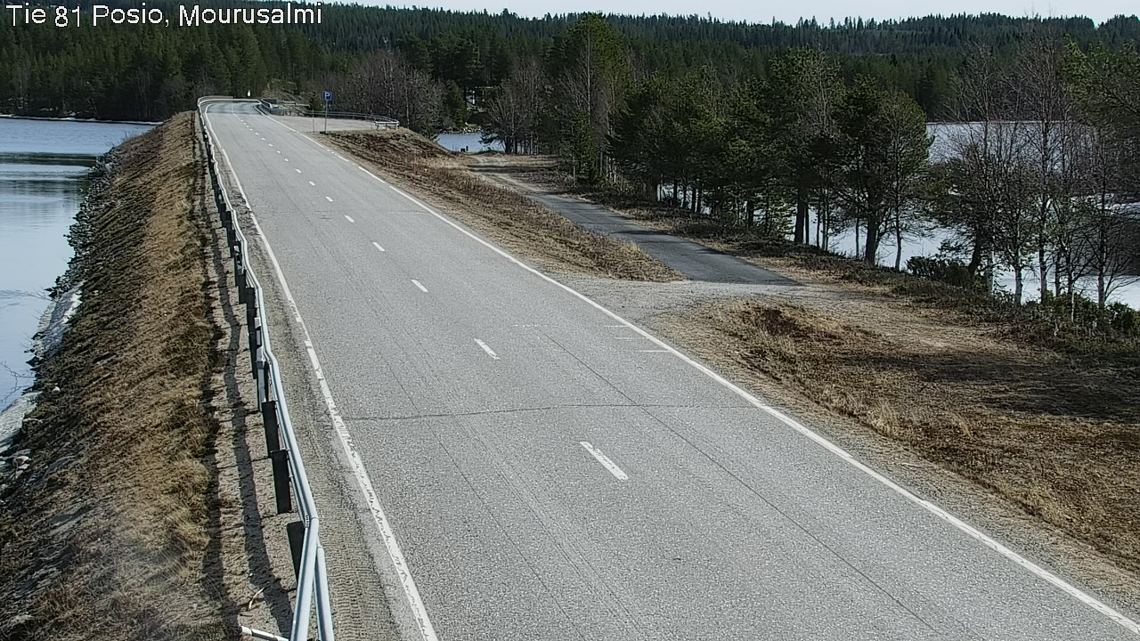 Kelikamerat Kuva Tie 81 Posio, Mourusalmi, Posio, Lappi