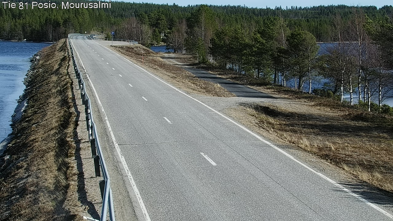 Kelikamerat Kuva Tie 81 Posio, Mourusalmi, Posio, Lappi