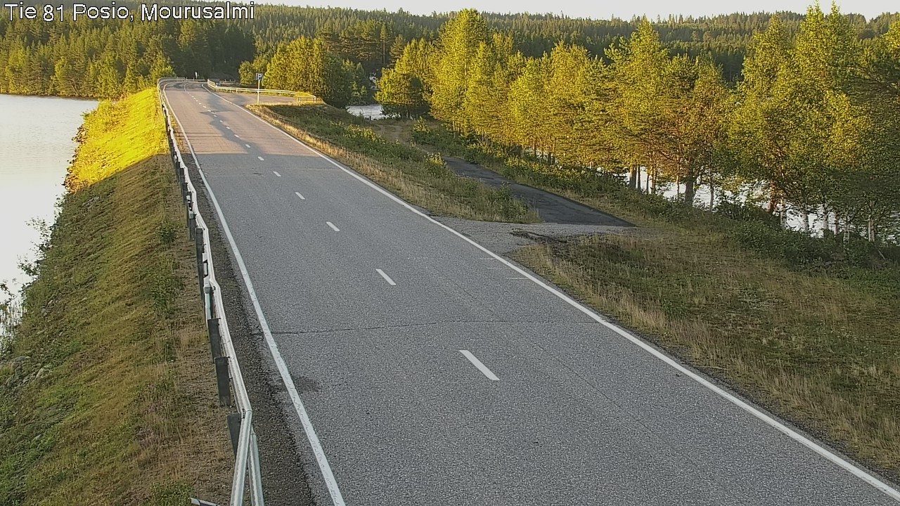 Kelikamerat Kuva Tie 81 Posio, Mourusalmi, Posio, Lappi
