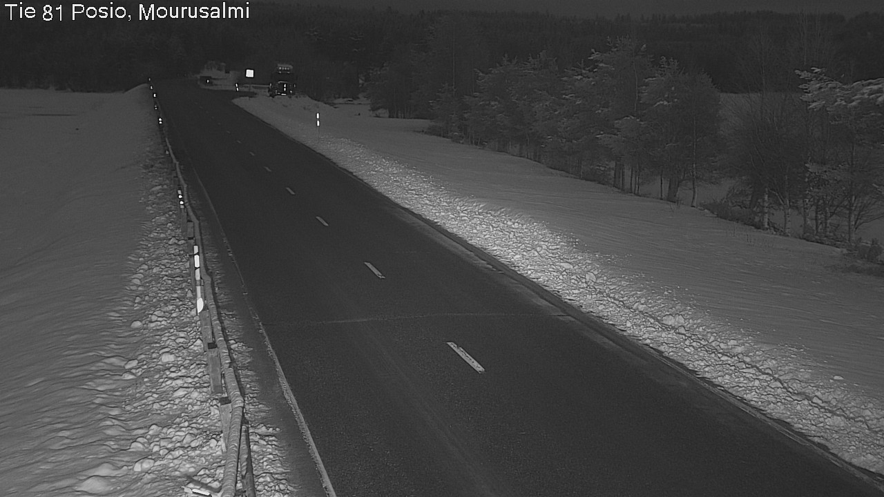 Kelikamerat Kuva Tie 81 Posio, Mourusalmi, Posio, Lappi
