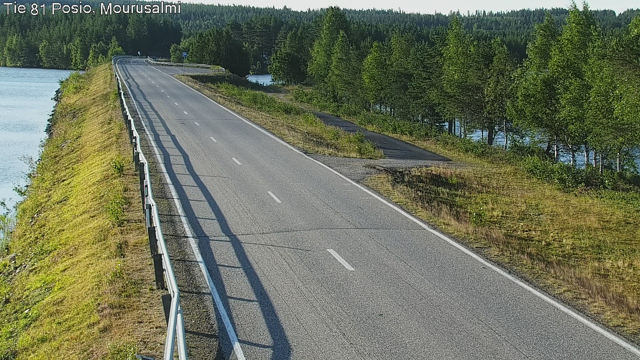 Weather Camera Image Väg 81 Posio, Mourusalmi, Posio, Lappi