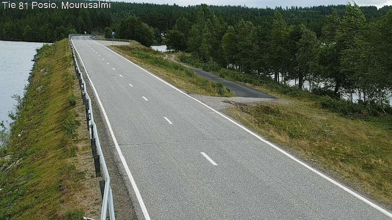 Kelikamerat Kuva Tie 81 Posio, Mourusalmi, Posio, Lappi