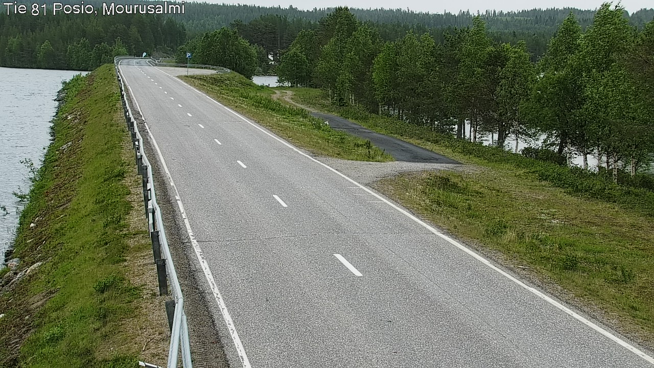 Kelikamerat Kuva Tie 81 Posio, Mourusalmi, Posio, Lappi