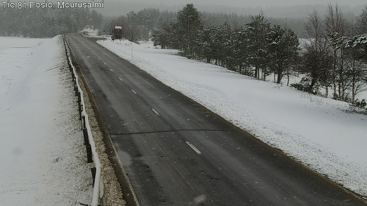 Kelikamerat Kuva Tie 81 Posio, Mourusalmi, Posio, Lappi