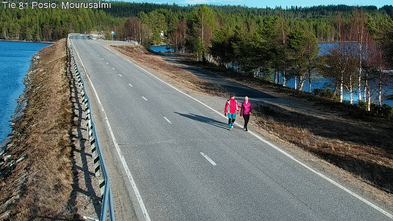 Kelikamerat Kuva Tie 81 Posio, Mourusalmi, Posio, Lappi