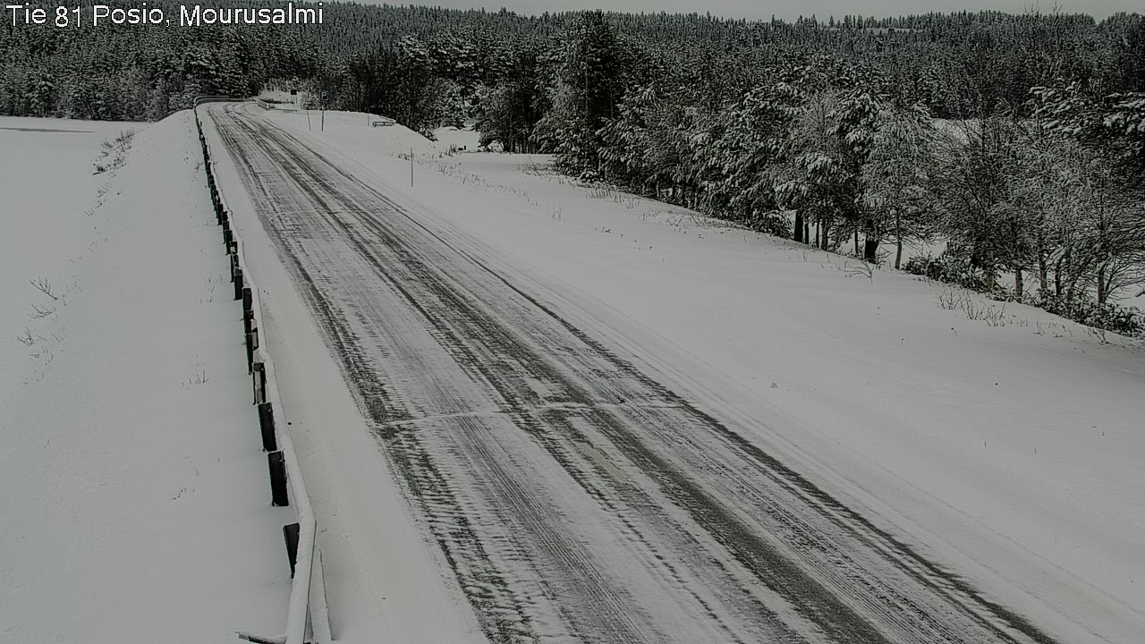 Kelikamerat Kuva Tie 81 Posio, Mourusalmi, Posio, Lappi