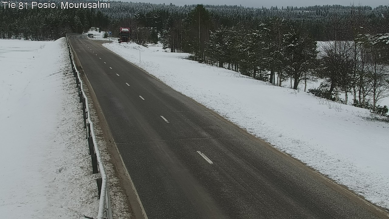 Kelikamerat Kuva Tie 81 Posio, Mourusalmi, Posio, Lappi