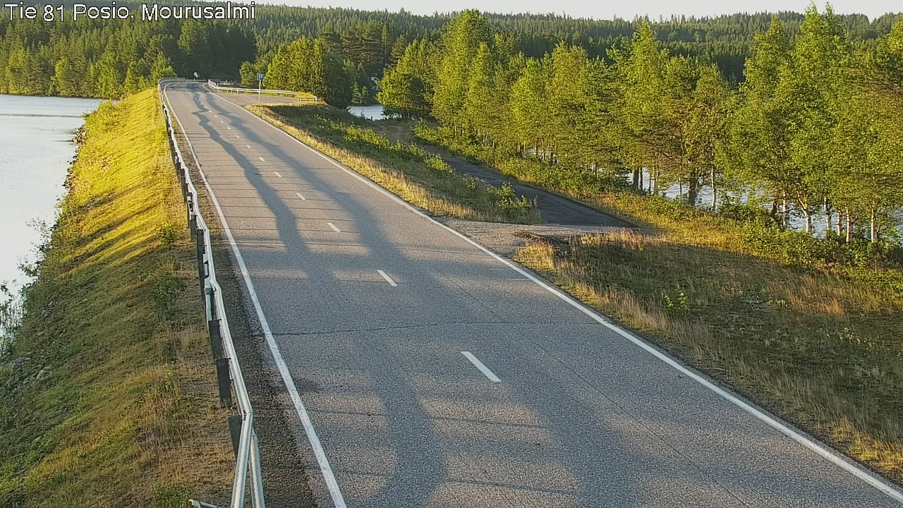 Kelikamerat Kuva Tie 81 Posio, Mourusalmi, Posio, Lappi