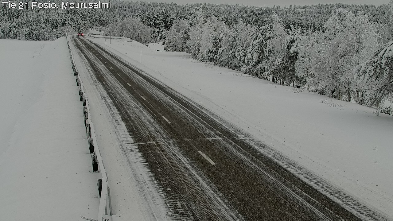 Kelikamerat Kuva Tie 81 Posio, Mourusalmi, Posio, Lappi