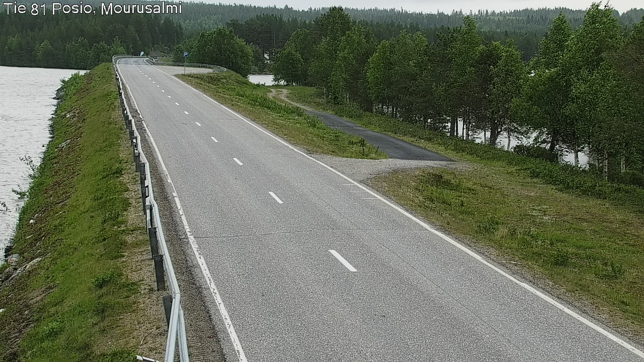 Kelikamerat Kuva Tie 81 Posio, Mourusalmi, Posio, Lappi