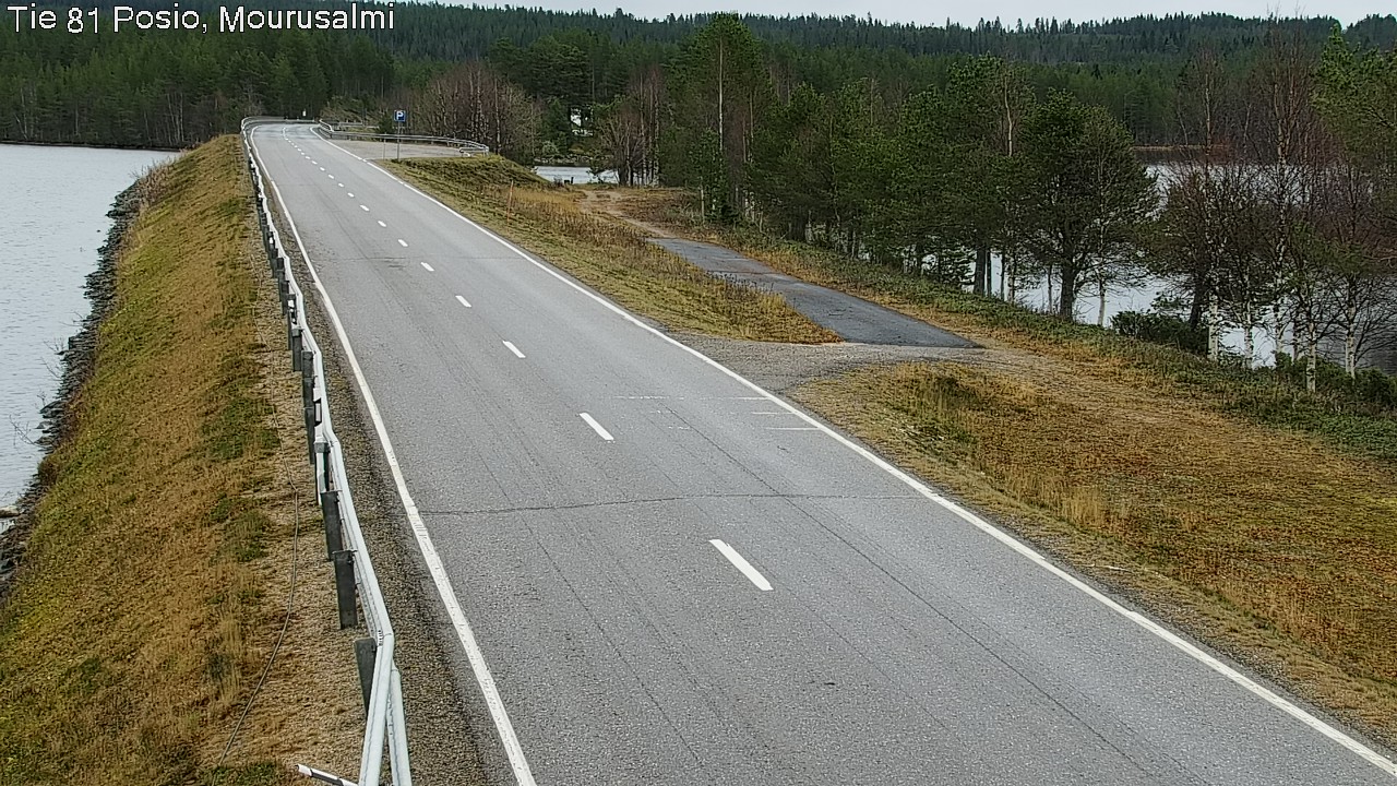 Kelikamerat Kuva Tie 81 Posio, Mourusalmi, Posio, Lappi