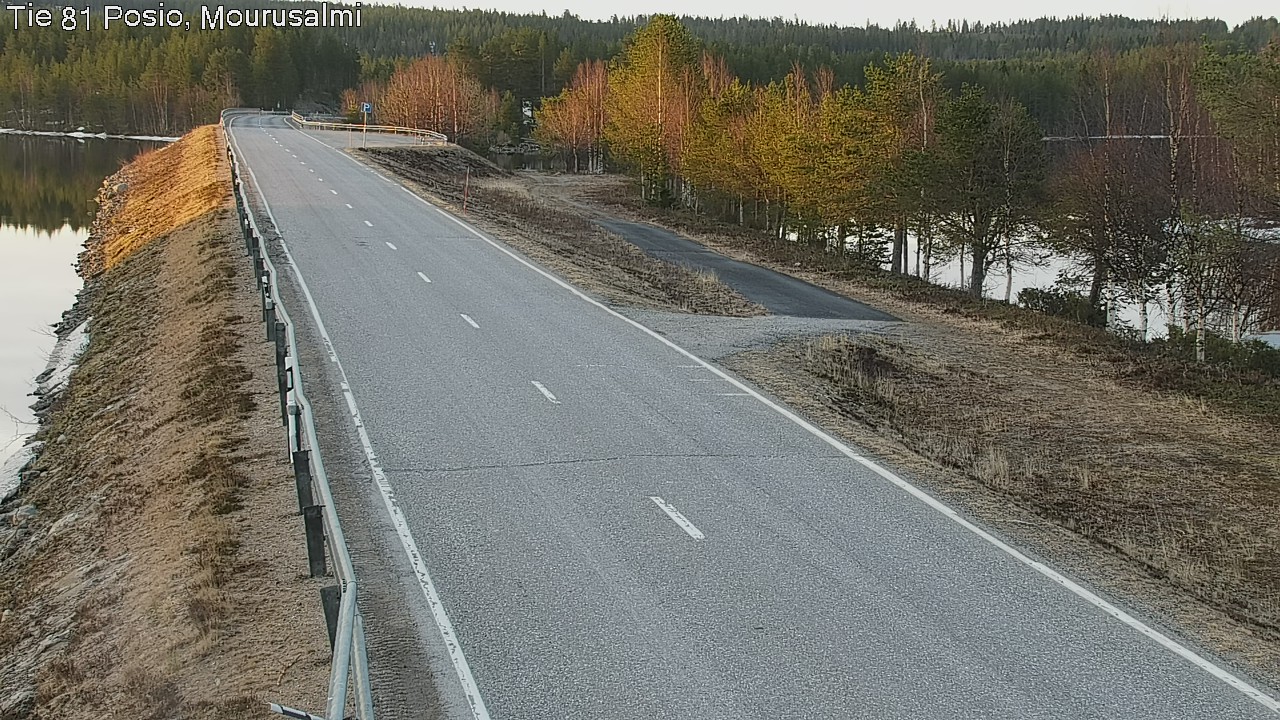 Weather Camera Image Road 81 Posio, Mourusalmi, Posio, Lappi