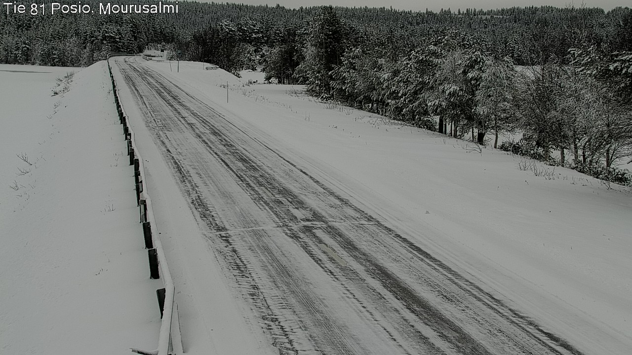 Kelikamerat Kuva Tie 81 Posio, Mourusalmi, Posio, Lappi