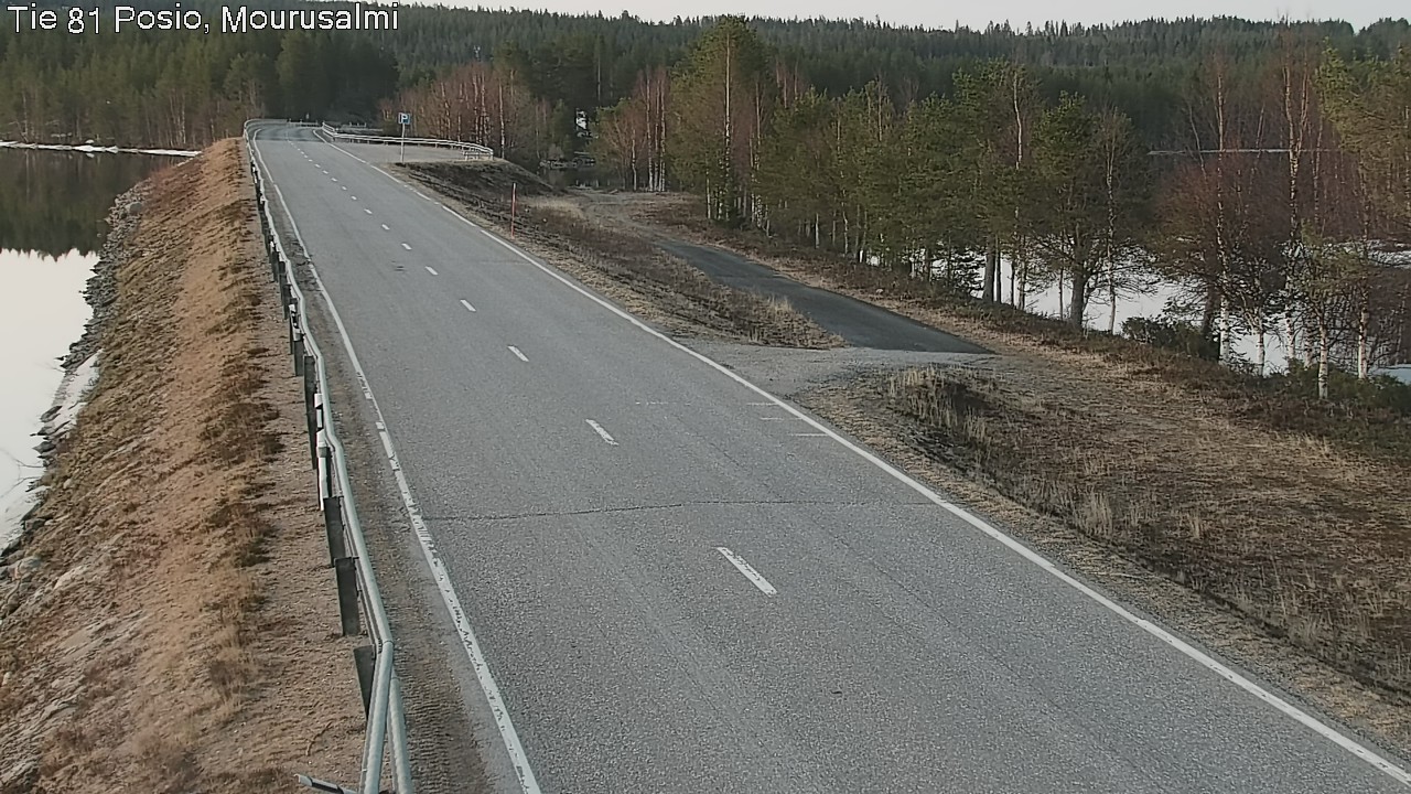 Weather Camera Image Road 81 Posio, Mourusalmi, Posio, Lappi