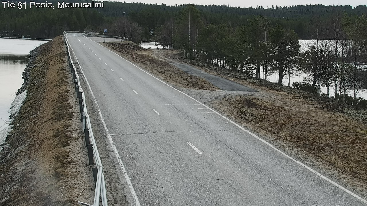 Kelikamerat Kuva Tie 81 Posio, Mourusalmi, Posio, Lappi