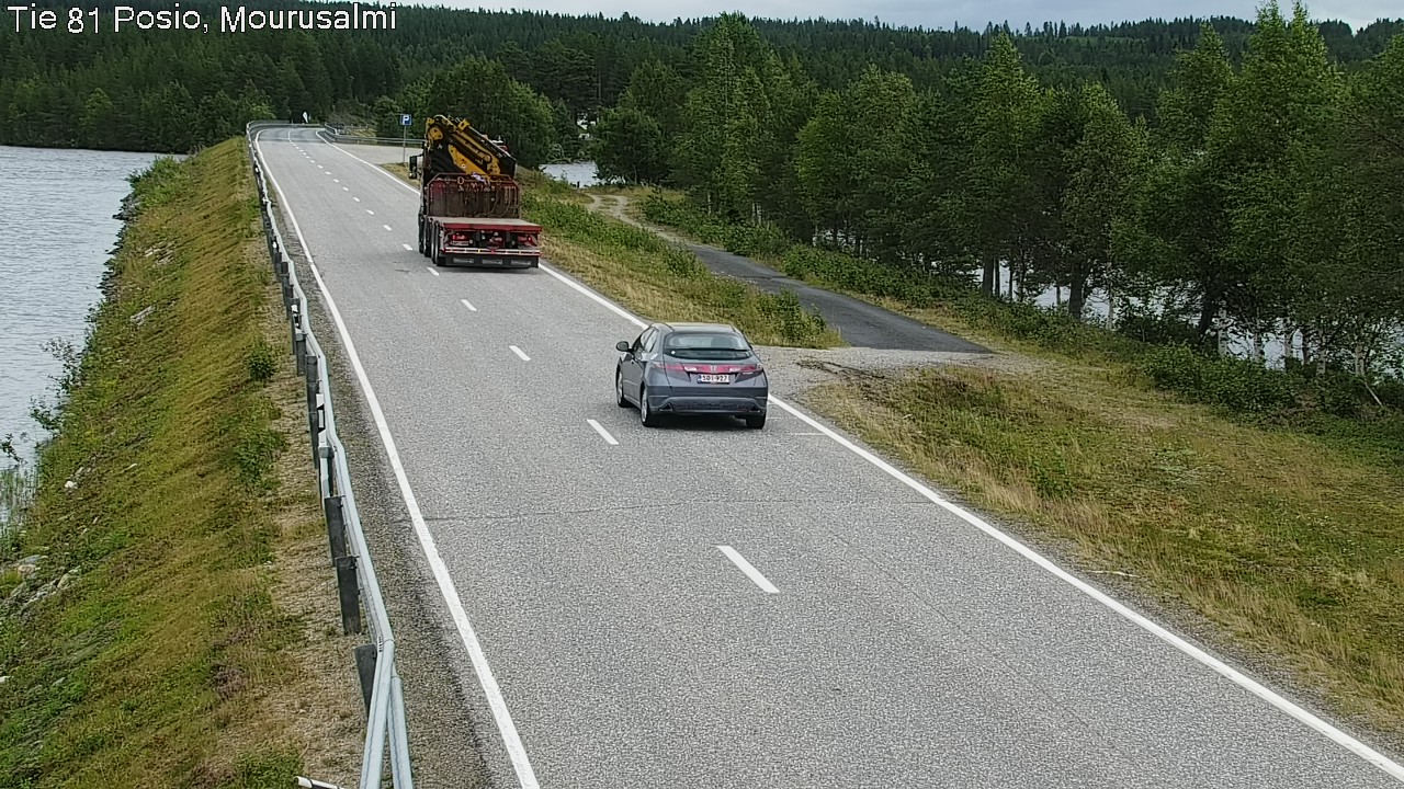 Kelikamerat Kuva Tie 81 Posio, Mourusalmi, Posio, Lappi
