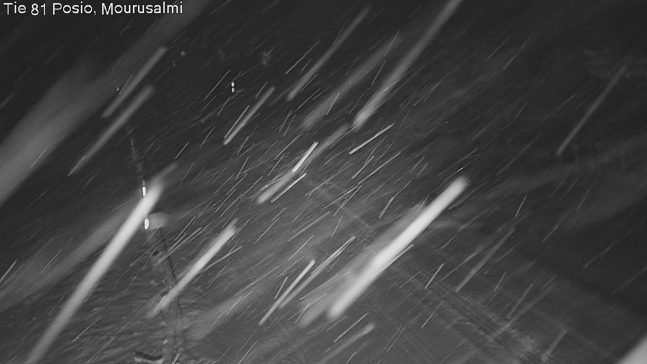 Weather Camera Image Väg 81 Posio, Mourusalmi, Posio, Lappi