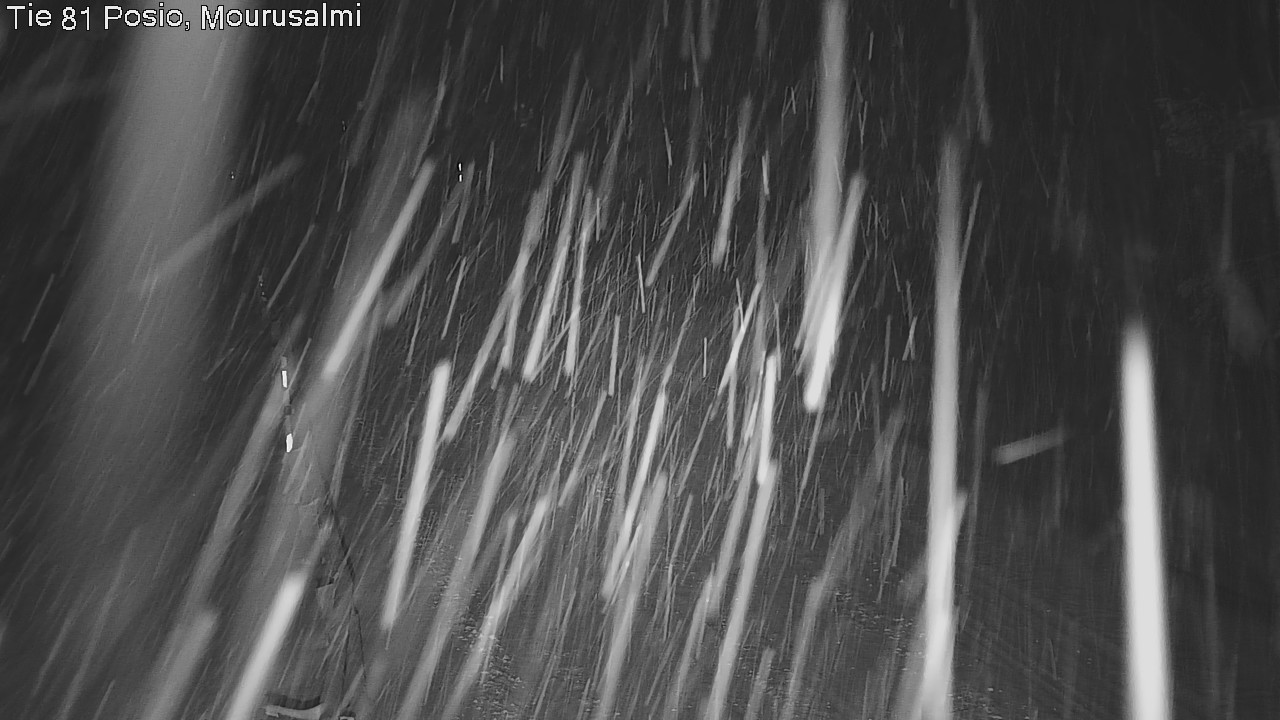Weather Camera Image Väg 81 Posio, Mourusalmi, Posio, Lappi