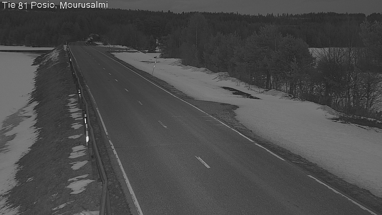 Weather Camera Image Road 81 Posio, Mourusalmi, Posio, Lappi