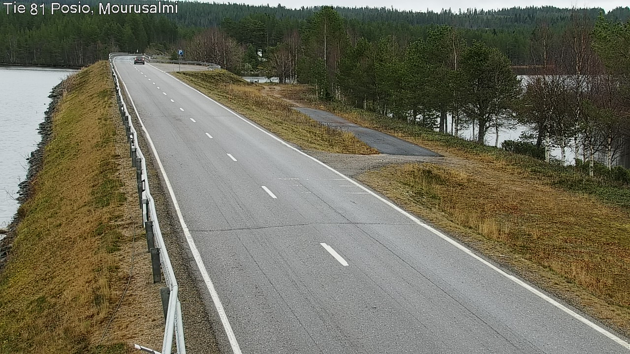 Kelikamerat Kuva Tie 81 Posio, Mourusalmi, Posio, Lappi