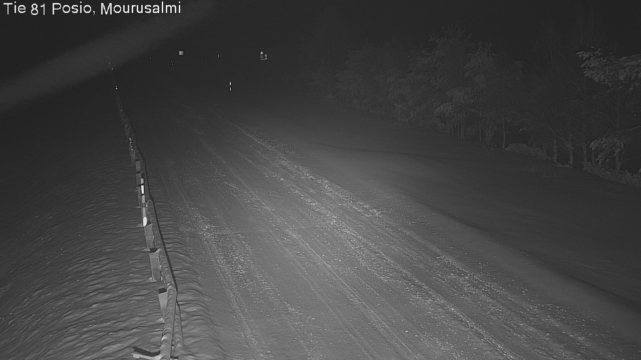 Weather Camera Image Väg 81 Posio, Mourusalmi, Posio, Lappi