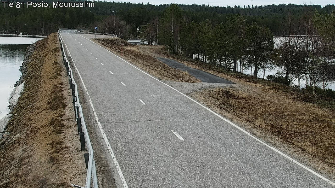 Kelikamerat Kuva Tie 81 Posio, Mourusalmi, Posio, Lappi
