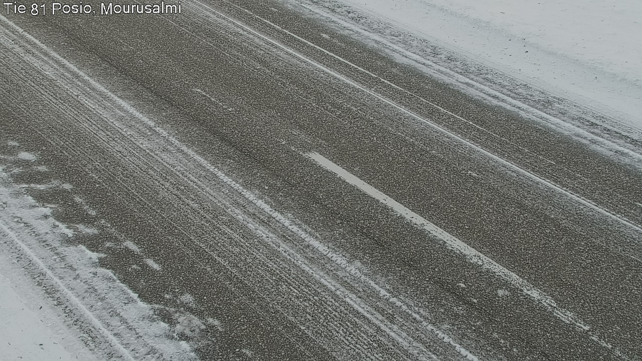 Weather Camera Image Road 81 Posio, Mourusalmi, Posio, Lappi