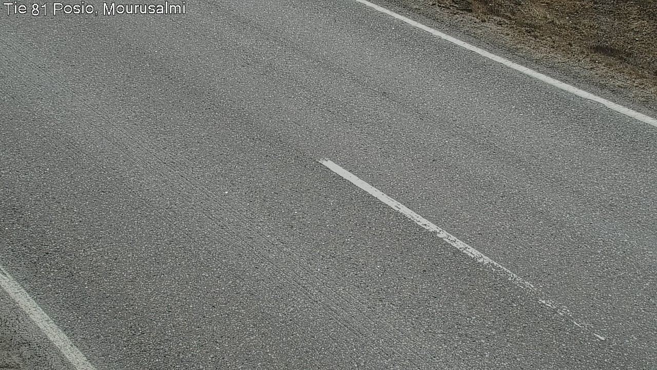 Weather Camera Image Väg 81 Posio, Mourusalmi, Posio, Lappi