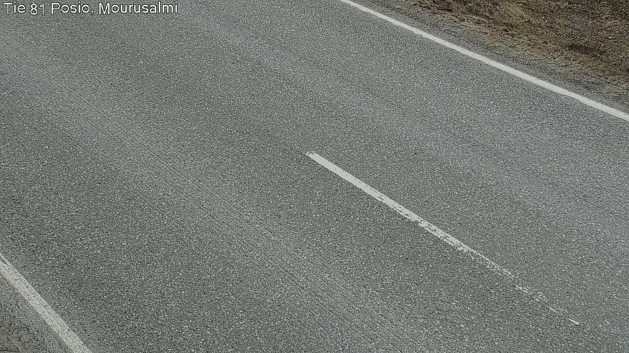 Weather Camera Image Väg 81 Posio, Mourusalmi, Posio, Lappi