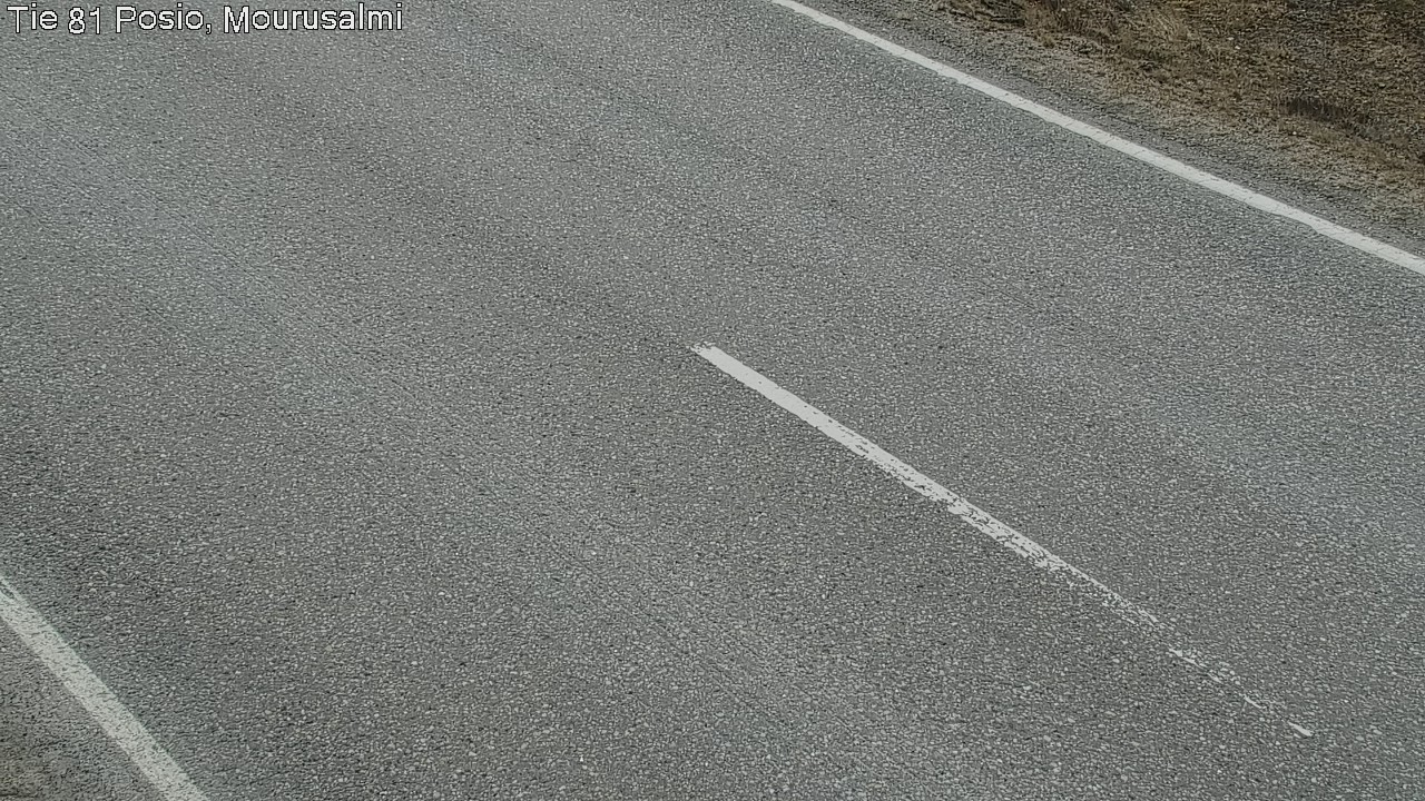 Weather Camera Image Väg 81 Posio, Mourusalmi, Posio, Lappi