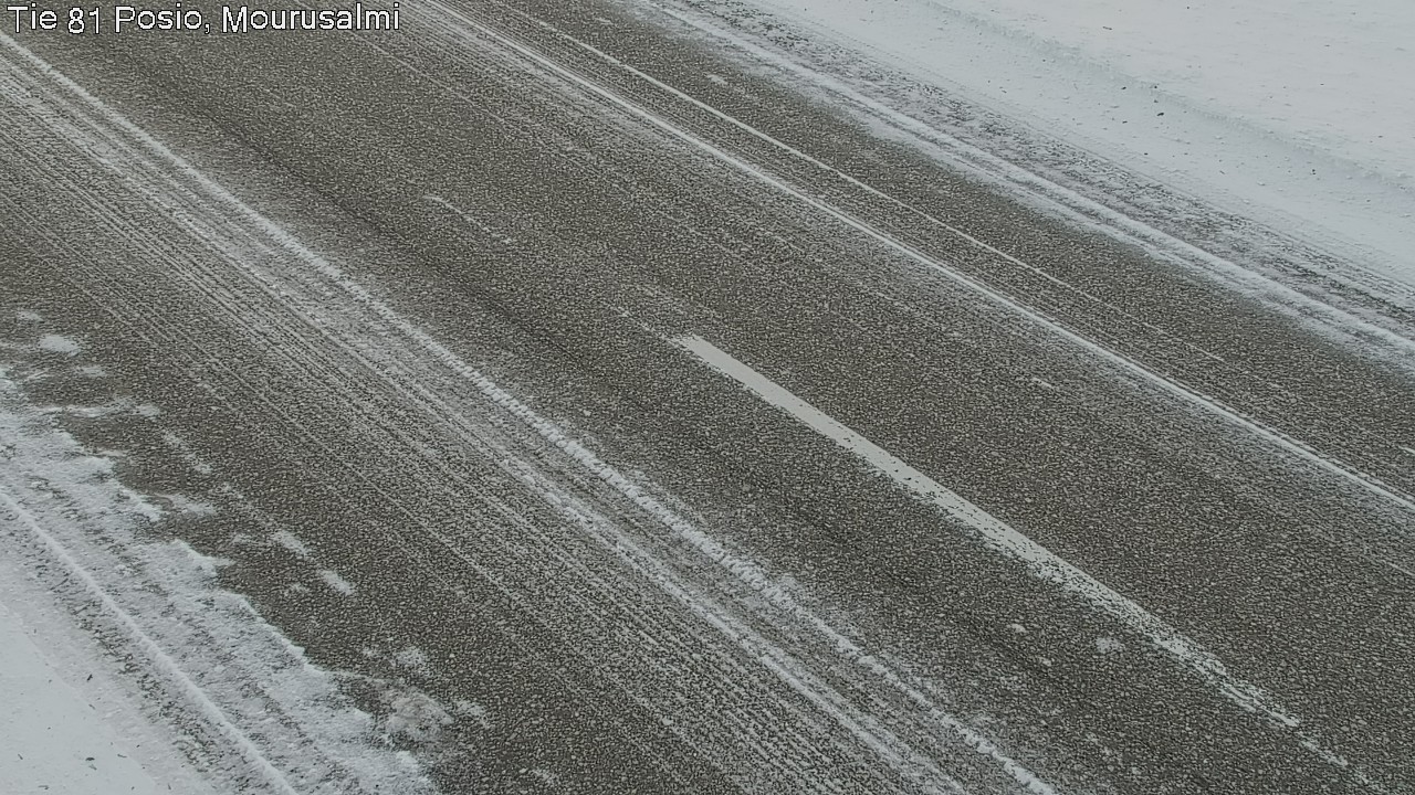 Weather Camera Image Road 81 Posio, Mourusalmi, Posio, Lappi