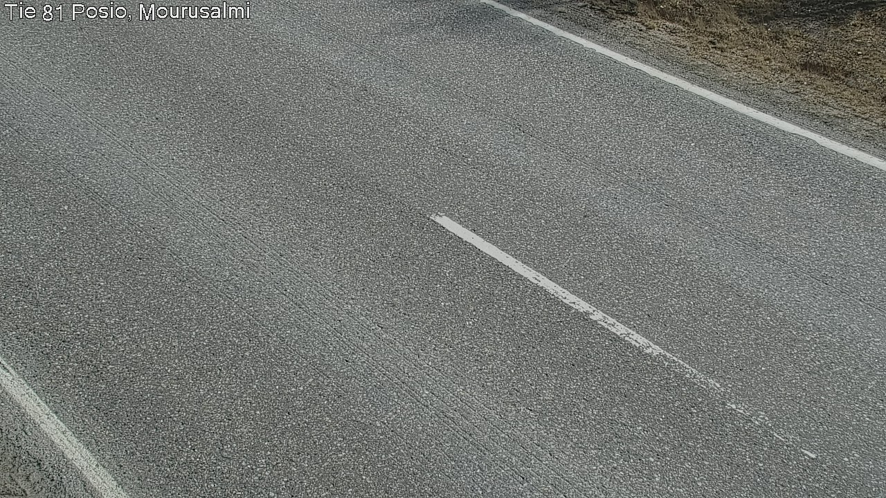 Weather Camera Image Väg 81 Posio, Mourusalmi, Posio, Lappi