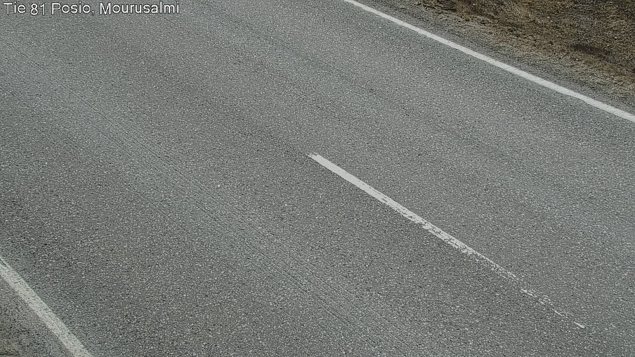 Weather Camera Image Väg 81 Posio, Mourusalmi, Posio, Lappi
