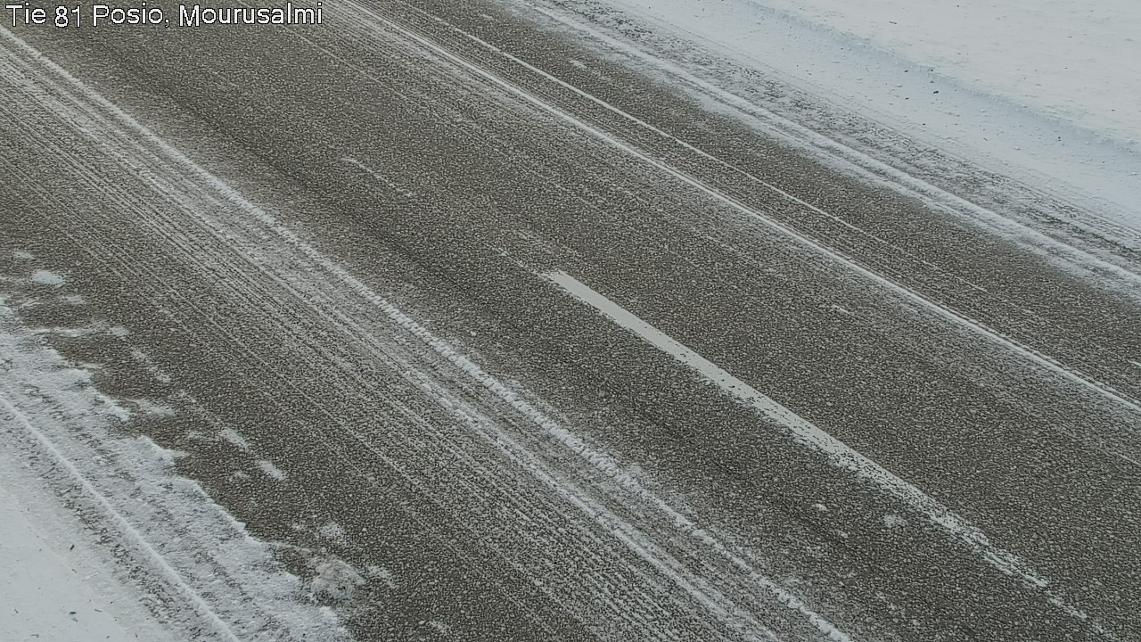 Weather Camera Image Road 81 Posio, Mourusalmi, Posio, Lappi