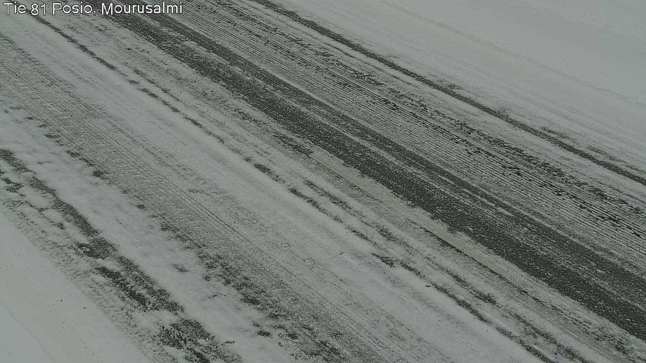 Weather Camera Image Väg 81 Posio, Mourusalmi, Posio, Lappi