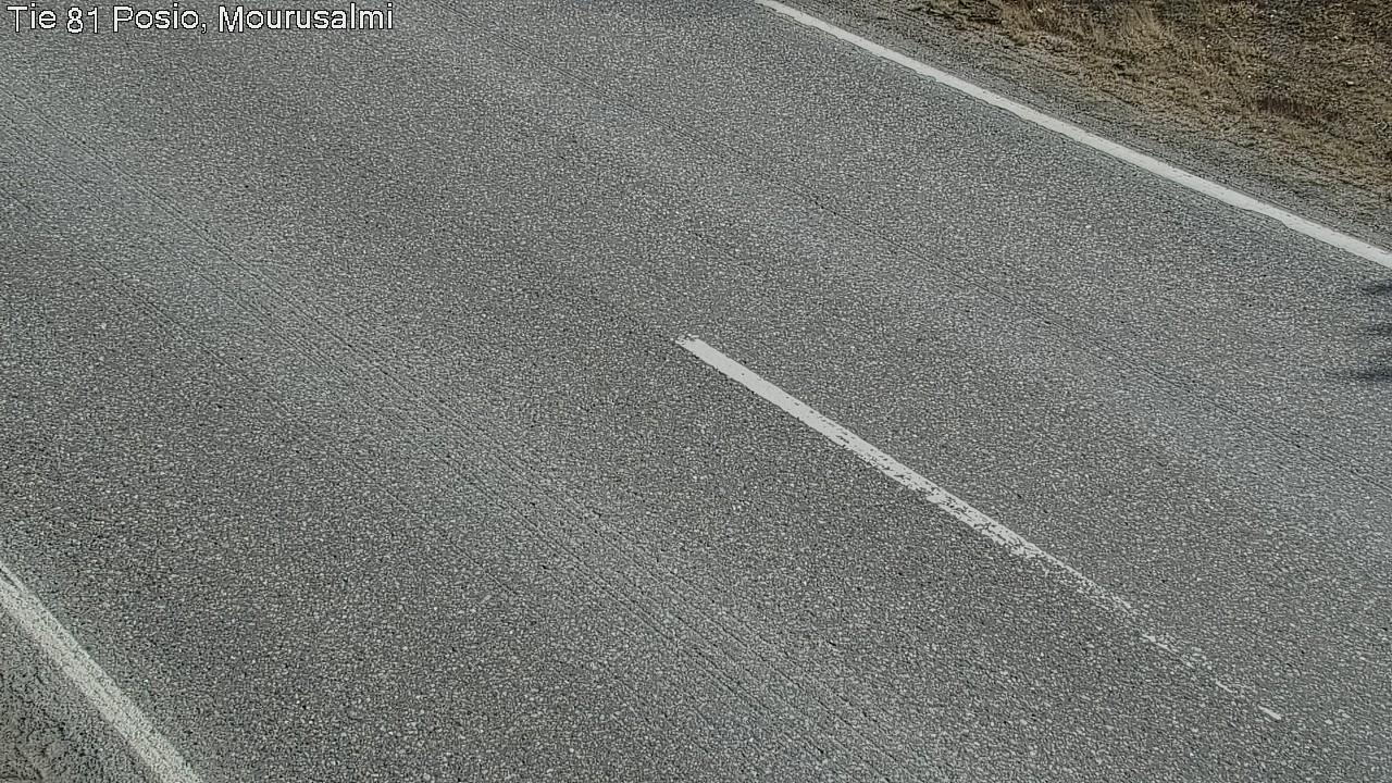 Weather Camera Image Väg 81 Posio, Mourusalmi, Posio, Lappi