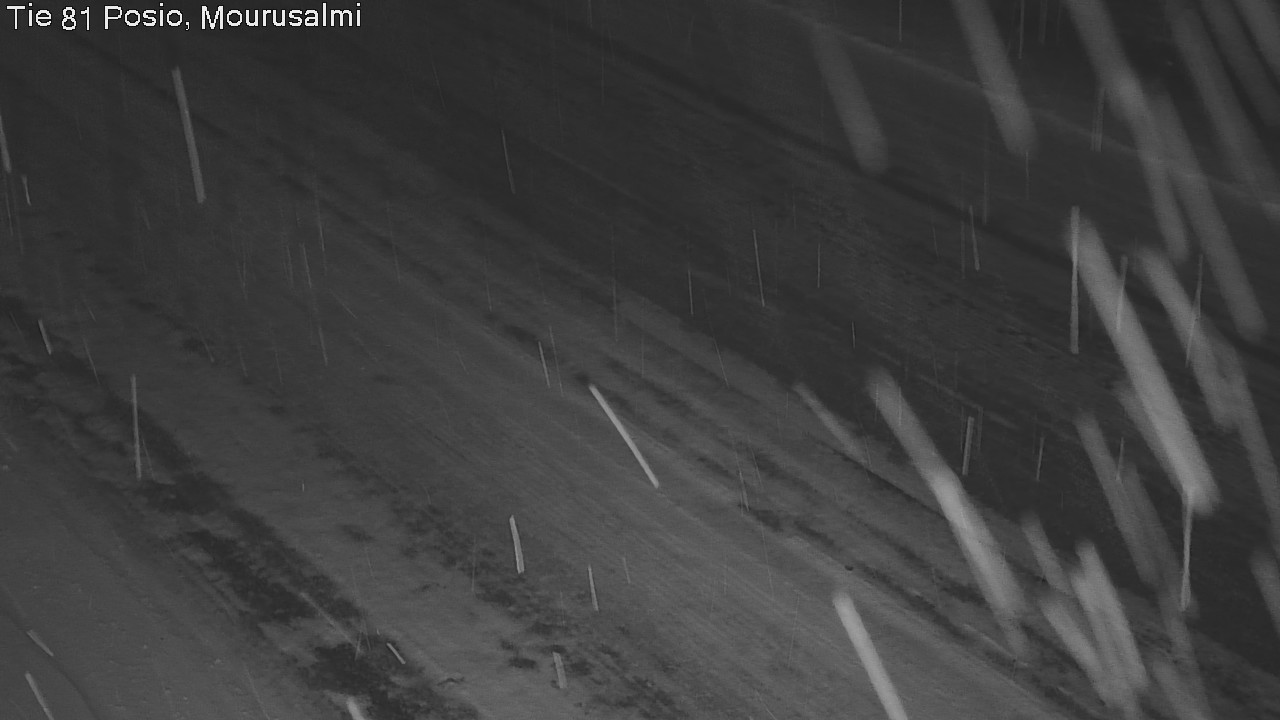 Weather Camera Image Väg 81 Posio, Mourusalmi, Posio, Lappi