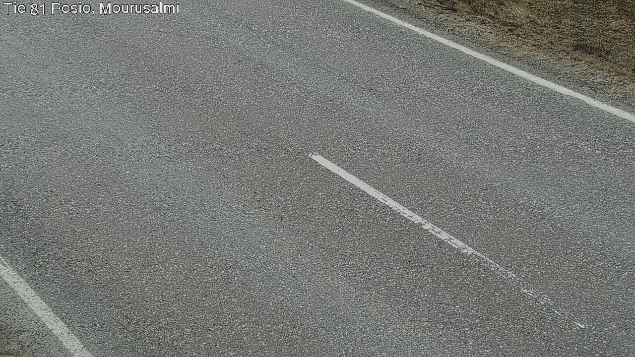 Weather Camera Image Väg 81 Posio, Mourusalmi, Posio, Lappi