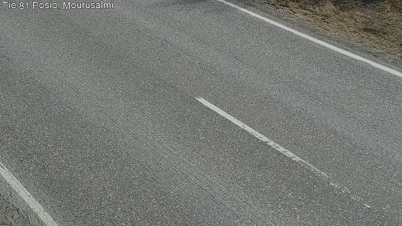 Weather Camera Image Väg 81 Posio, Mourusalmi, Posio, Lappi