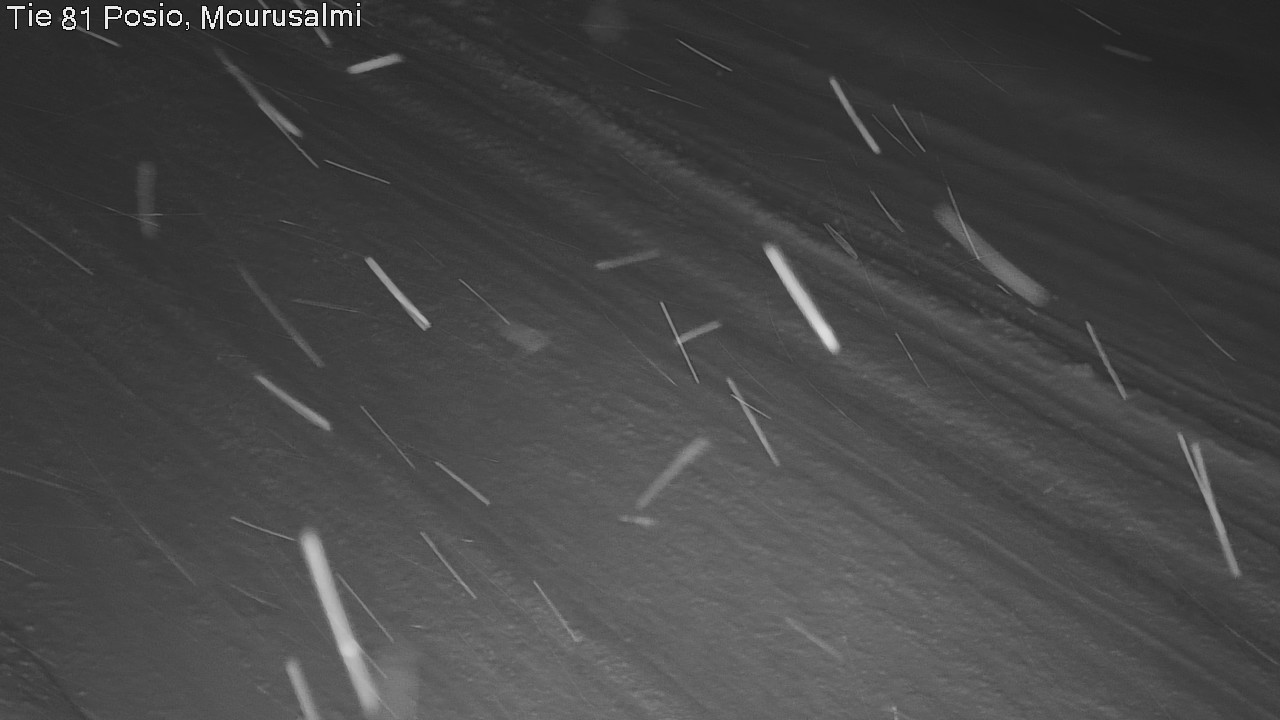 Weather Camera Image Väg 81 Posio, Mourusalmi, Posio, Lappi