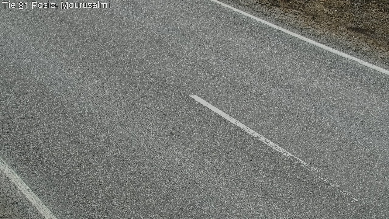 Weather Camera Image Väg 81 Posio, Mourusalmi, Posio, Lappi