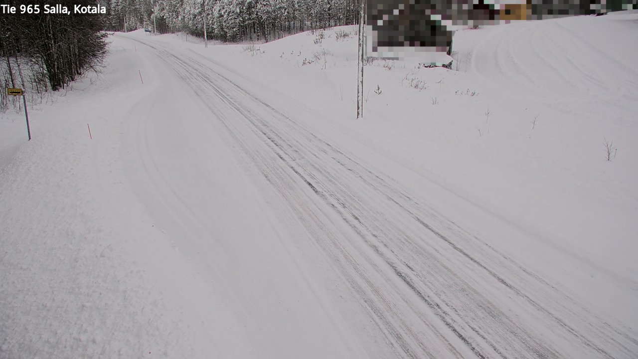 Weather Camera Image Väg 965 Salla, Kotala, Salla, Lappi