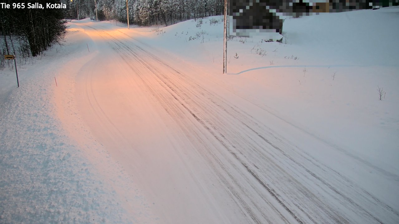 Weather Camera Image Väg 965 Salla, Kotala, Salla, Lappi