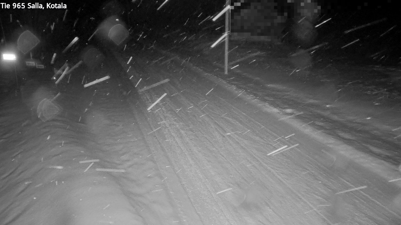 Weather Camera Image Väg 965 Salla, Kotala, Salla, Lappi